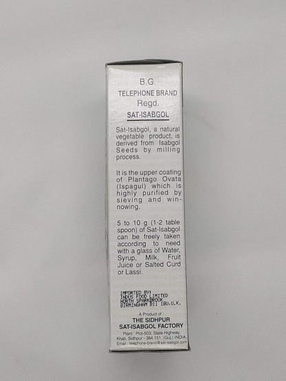 Pack of 1 - Telephone Brand Sat-Isabgol (Psyllium Husk) (100 Grams Each)