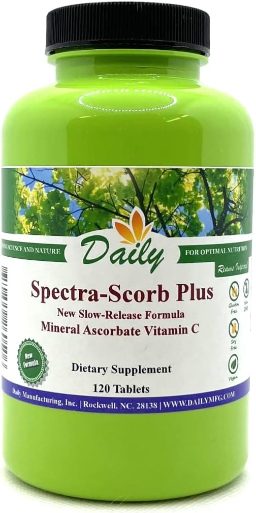 Daily Manufacturing Spectra-Scorb Plus™ (Slow-Release Mineral Ascorbate Vitamin C) 100 Slow-Release Tablets