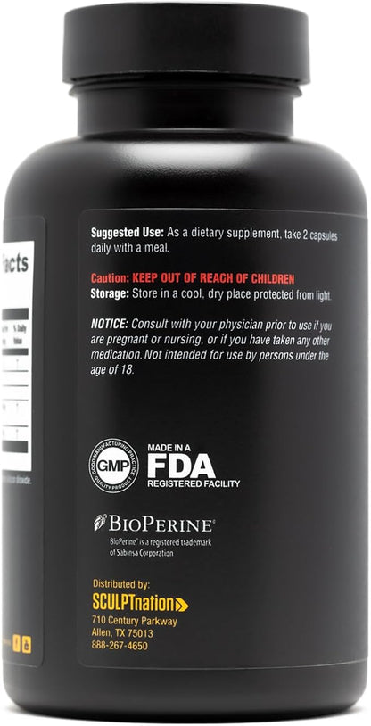 Sculpt Nation by V Shred Powerful Turmeric Supplement - Turmeric Curcumin with Black Pepper & Patented Ingredients for Joint Health - 30-Day Supply