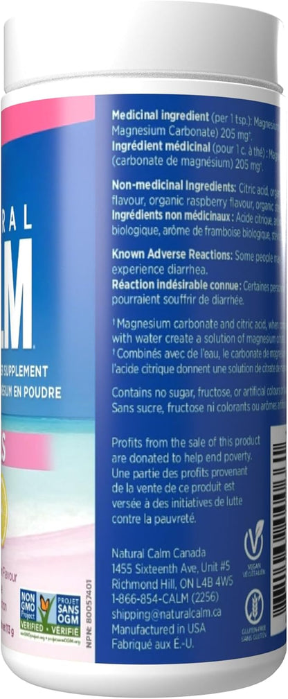 Natural Vitality Magnesium Citrate Powder Kids Calm, 113 GR