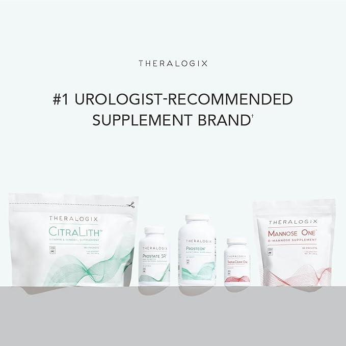 Theralogix TheraCran One + Mannose One Bundle, 90 Count & 7.05 Ounce (Pack of 2)