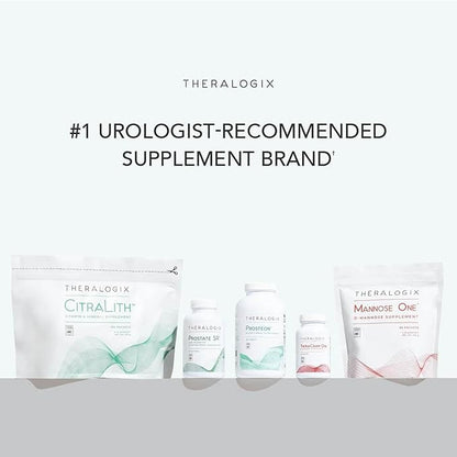 Theralogix TheraCran One + Mannose One Bundle, 90 Count & 7.05 Ounce (Pack of 2)