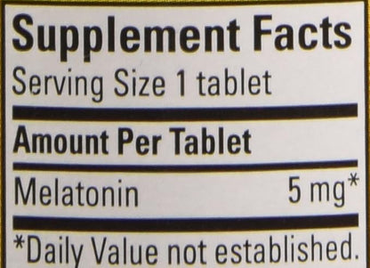 Nm Super Melatonin 5mg Size 90ct Pv Super Melatonin 5mg 90ct