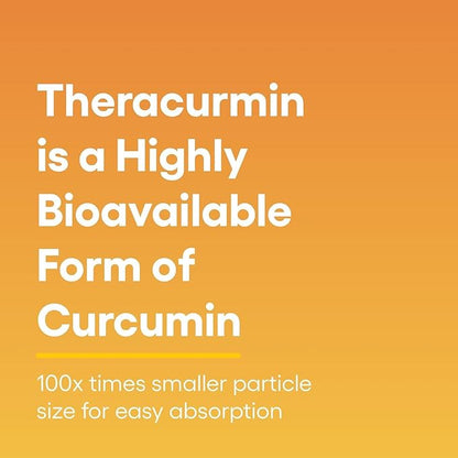 Natural Factors CurcuminRich Double Strength Theracurmin, 60 mg, Formulated for Superior Absorption, 120 Vegetarian Capsules