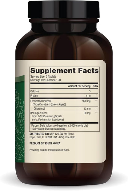 Dr. Mercola, Fermented Chlorella, 90 Servings (450 Tablets), non GMO, Soy-Free, Gluten Free