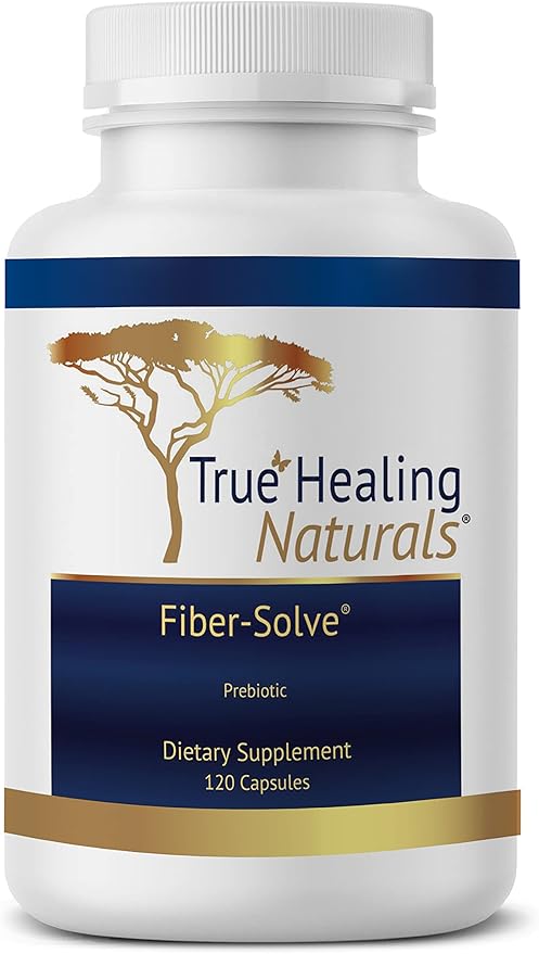 Fiber-Solve - Prebiotic Supplement - 2,000 mg of Prebiotic - 120 Capsules