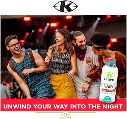 Kava Root Extract Shots, Traditional Pacific Islands Relaxation Drink, Ready-to-Drink Calming Supplement