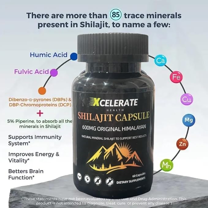 Xcelerate Shilajit Extra Strength