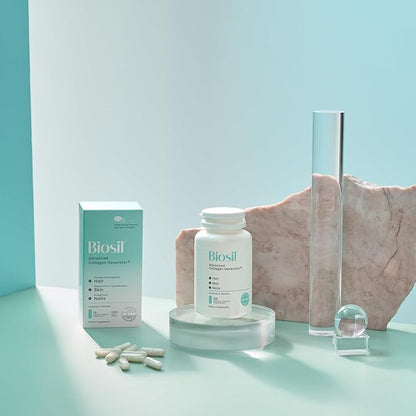 Biosil Collagen Generator - 120 Original Capsules - with Patented ch-OSA Complex - Generates & Protects Your Own Collagen - GMO Free - 60-Day Supply