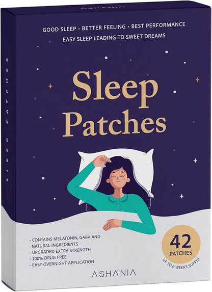 Sleep Patches, Sleep Patches for Adults, Upgraded Sleep Patches Set, Easy to Apply and Comfortable, Premium Ingredients, for Men and Women (42 Count (Pack of 1))