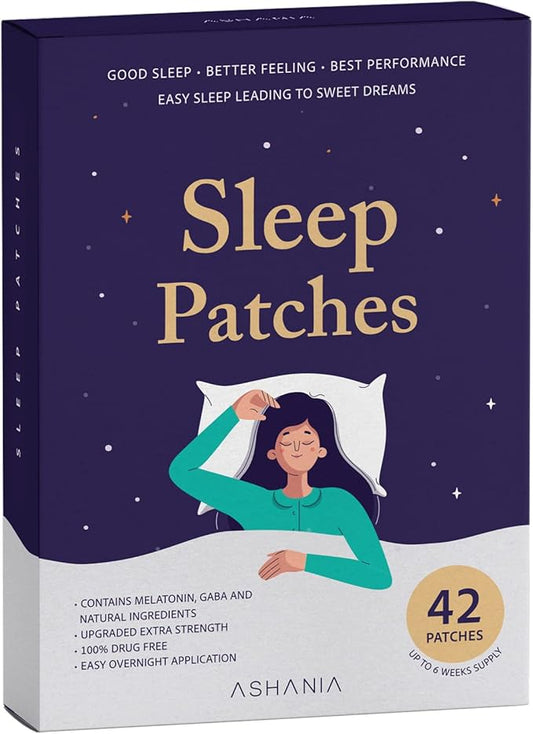 Sleep Patches, Sleep Patches for Adults, Upgraded Sleep Patches Set, Easy to Apply and Comfortable, Premium Ingredients, for Men and Women (42 Count (Pack of 1))