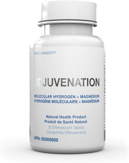 DRINK HRW Rejuvenation Molecular Hydrogen Water Tablets. Helps Take Control of Your Body, Mental Clarity. Unflavored, 30 Count