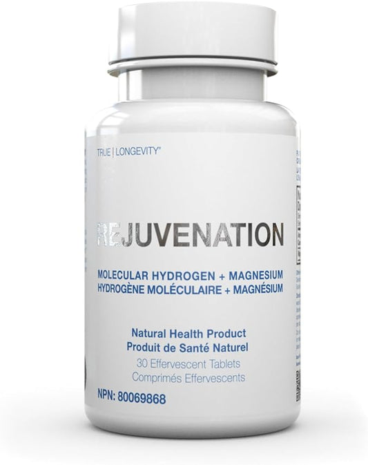 DRINK HRW Rejuvenation Molecular Hydrogen Water Tablets. Helps Take Control of Your Body, Mental Clarity. Unflavored, 30 Count