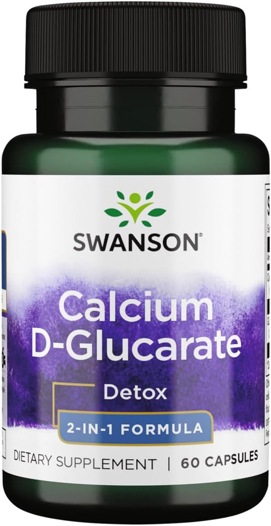 Swanson Calcium D-Glucarate 250 Milligrams 60 Capsules