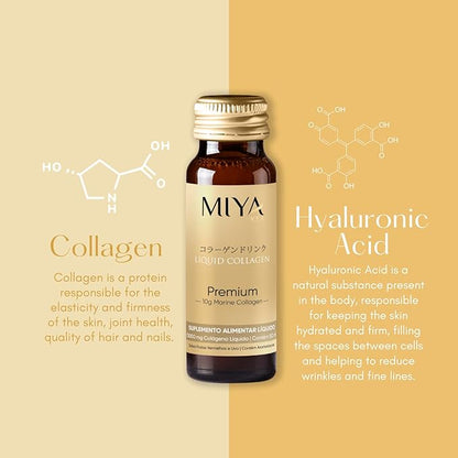 Premium Liquid Collagen for Women | 10,000 mg of Marine Collagen | Red Berries and Grape Flavor | Supports Skin, Hair & Nails | Beauty Supplement | 30 Bottles- One Month Supply