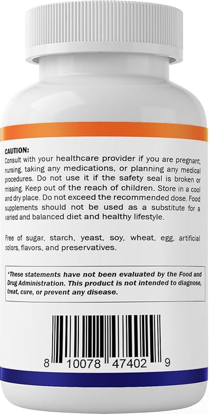 Vitamatic Magnesium Citrate 500mg per Serving - 180 Vegetarian Capsules (Provides 150 mg of Elemental Magnesium) - Added B6 for Maximum Absorption - Supports Muscle, Joint, and Heart Health*