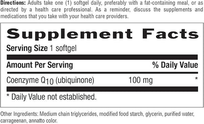 Country Life Simply CoQ10, Supports Heart Function, 100mg, 120 Softgels, Certified Gluten Free, Certified Vegan…