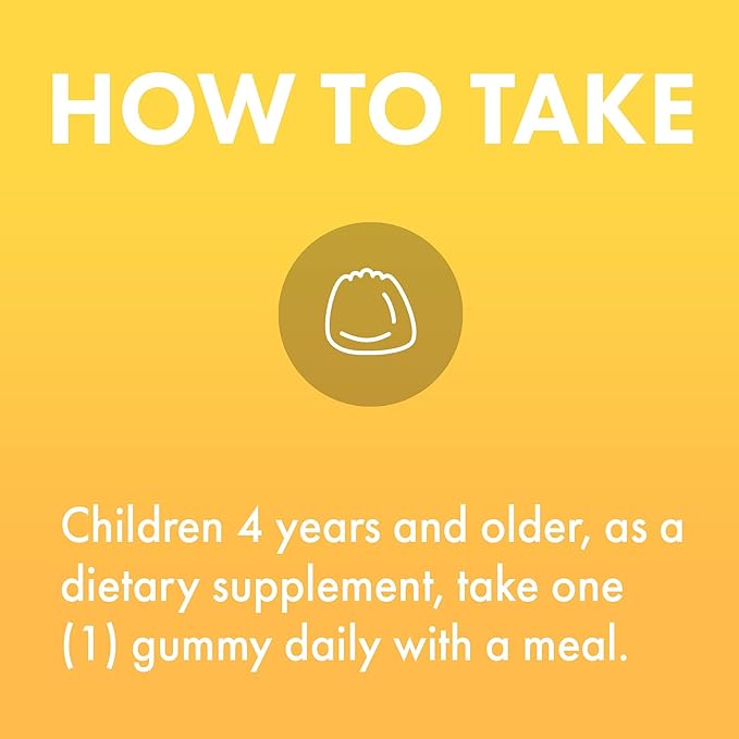 Dr. Mercola Organic Vitamin D3 Gummies for Kids, 30 Servings (30 Gummies), 1,000 IU, Natual Cherry Flavor, Dietary Supplement, Bone & Immune Support, Non-GMO