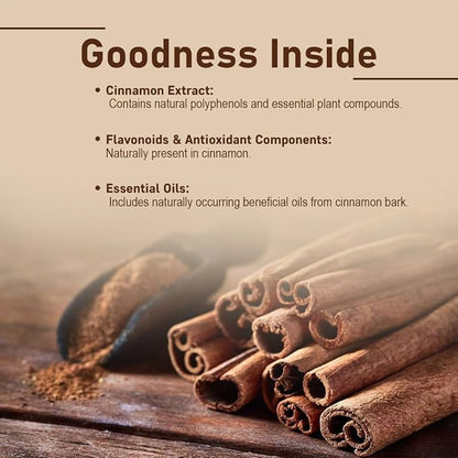 minature Cinnamon Tablets | Herbal & Plant Based| Support Immunity| Gluten Free Non-GMO |Overall Wellbeing |90 Tablet, 45 Days Supply 500mg