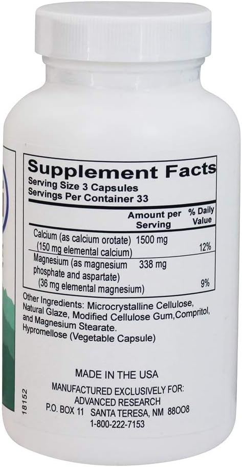 Dr. Hans Nieper Calcium Orotate Capsules, 100 Count