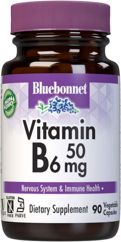 Vitamin B6 50 Milligrams 90 Capsules