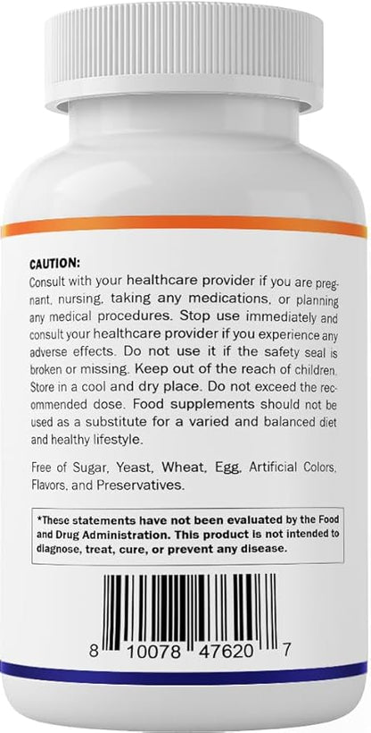 Vitamatic Magnesium Orotate Supplement – 1500mg per Serving, 180 Capsules – Supports Muscle, Nerve and Heart Health - Non-GMO, Gluten Free