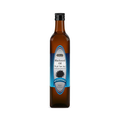 Hemani Black Seed Oil Cold Pressed 16.91 Oz I 500ML I 100% Natural I Solvent Free I AKA Nigella Sativa I Kalonji I Black cumin seed Oil