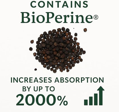 Me First Living Turmeric Curcumin 1000 mg 95% Curcuminoids, Bioperine 10 mg, 19x More Potent Than Others, Increased Absorption, Non-GMO, Organic Turmeric, Vegan, Gluten Free, 60 Capsules