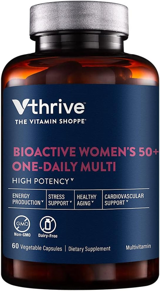 Bioactive Women's 50+ Multivitamin - One-Daily Multi (60 Vegetarian Capsules)