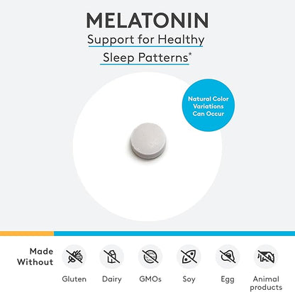 XYMOGEN Melatonin - Peppermint Lozenges - 3mg Melatonin Supplement for Nighttime, Antioxidant + Immune Support (120 Quick-Dissolve Tablets)