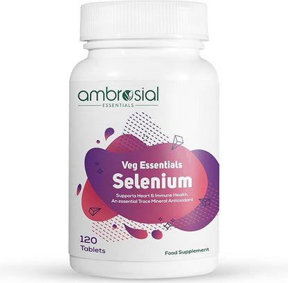 Ambrosial Selenium Selenomethionine 200mcg (Pack of 1-120 Tablets)