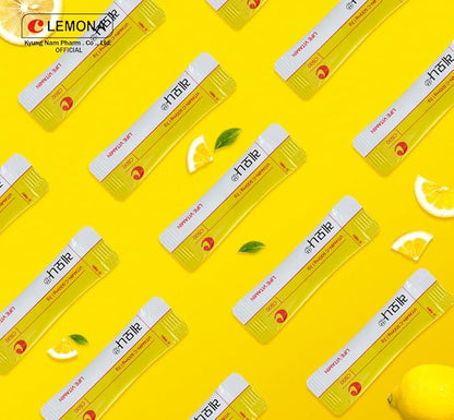 LEMONA Official Vitamin C 500mg, 120 Sticks 4 Month, Immune Support Supplement On-The-Go Vitamin C Individual Packets B6, B2, Easy to Take Daily Energy Boost Korean Lemon Flavored (120*2g)