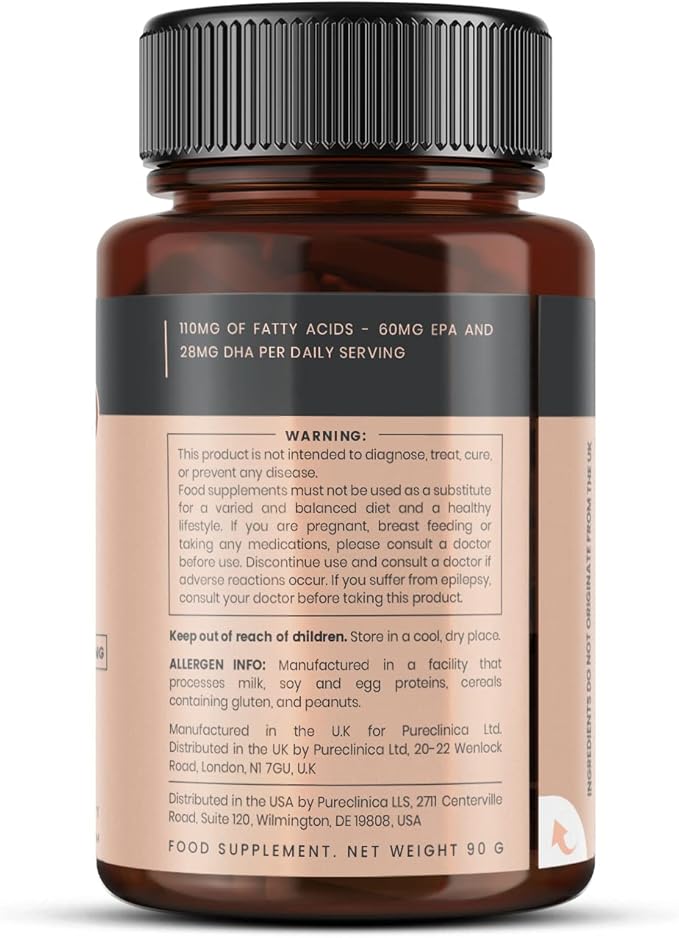 Ultra Pure Krill Oil 500mg x 480 Capsules (4 Bottles) - Sourced in The Unpolluted Waters of Antarctic Providing a Rich Supply of Astaxanthin and Omega 3
