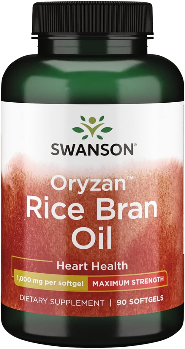 Swanson EFA ORYZAN Rice BRAN Oil 1000MG 90SG