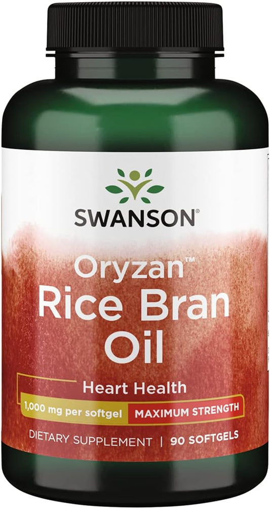 Swanson EFA ORYZAN Rice BRAN Oil 1000MG 90SG
