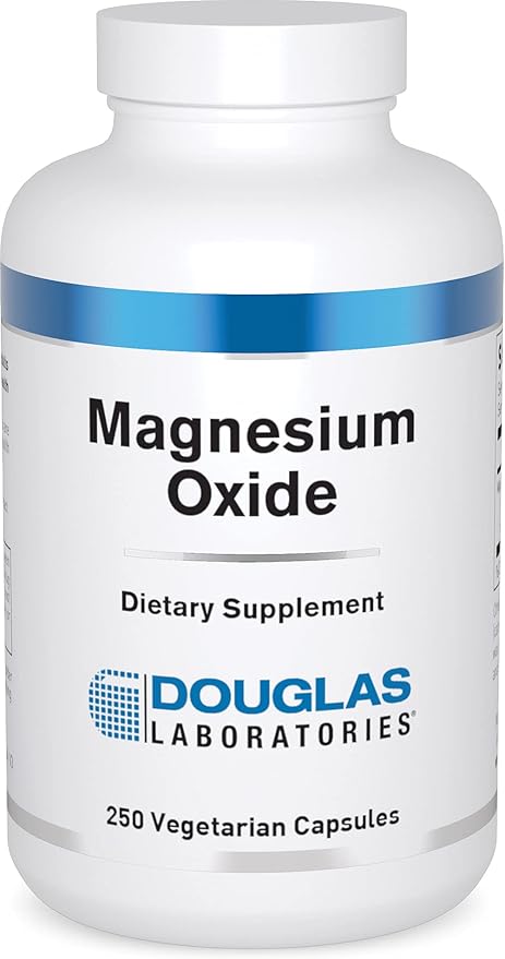Douglas Laboratories Magnesium Oxide | Supports Normal Heart Function and Bone Formation* | 250 Capsules