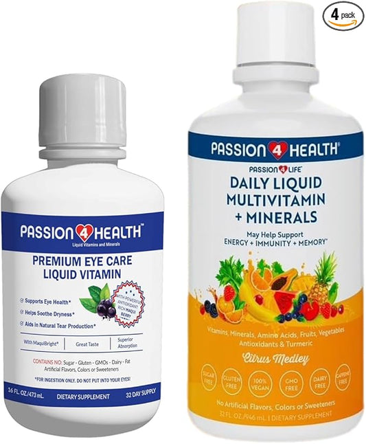 Premium Eye Care Liquid Vitamins Bundle