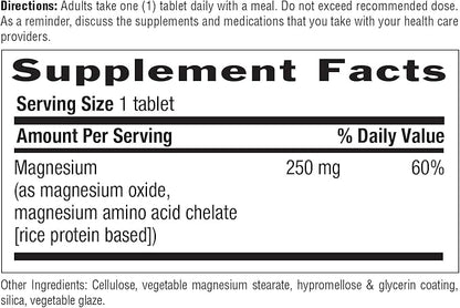 Country Life, Chelated Magnesium 250mg, Supports Bone and Immune Health, Daily Supplement, 90 ct