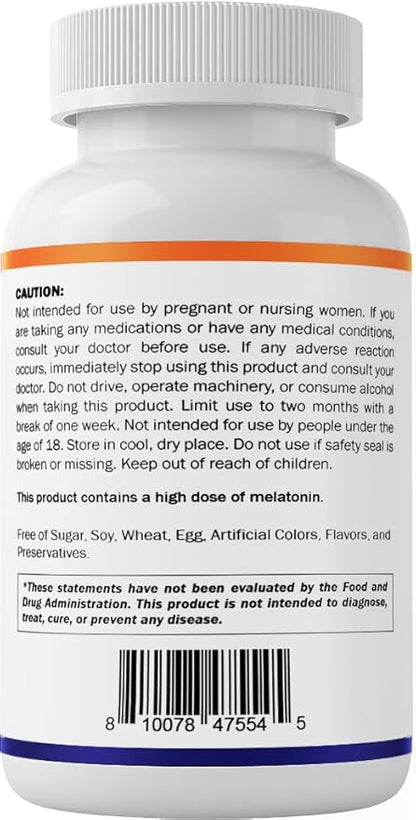 Vitamatic Melatonin 10mg with Valerian Root 4:1 Extract 250 mg 120 Tablets