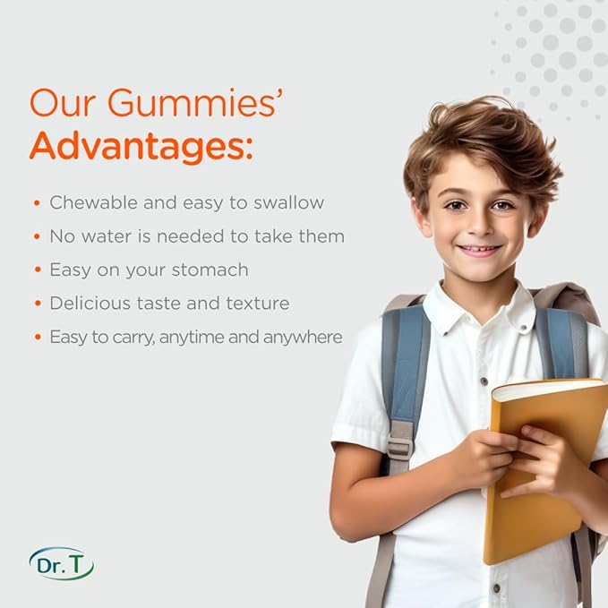 Kids Omega 3 Gummies 120g - Apple & Tropical Flavor - 2-Pack Bundle - Supports Child's Normal Cognitive Function and Healthy Nervous System Development.