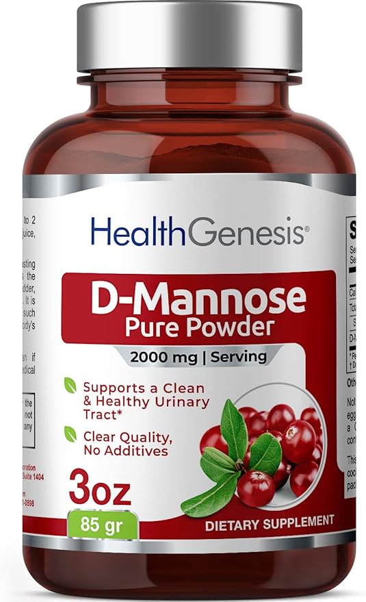 D-Mannose Pure Powder 2000 mg 3 oz 85 g - Supports Urinary Bladder Tract Health