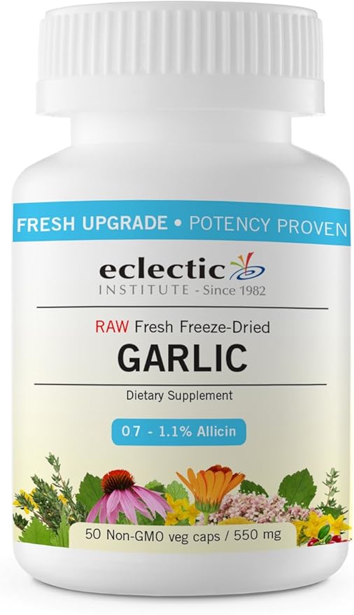 Eclectic Garlic 550 Mg Cog Fduv, Blue, 50 Count