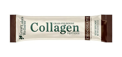 Great Lakes Wellness Collagen Peptides Powder for Skin, Hair, Nails, Joints & Digestion - Variety Flavors - Quick Dissolve Hydrolyzed, Non-GMO, Kosher - 20 Sticks