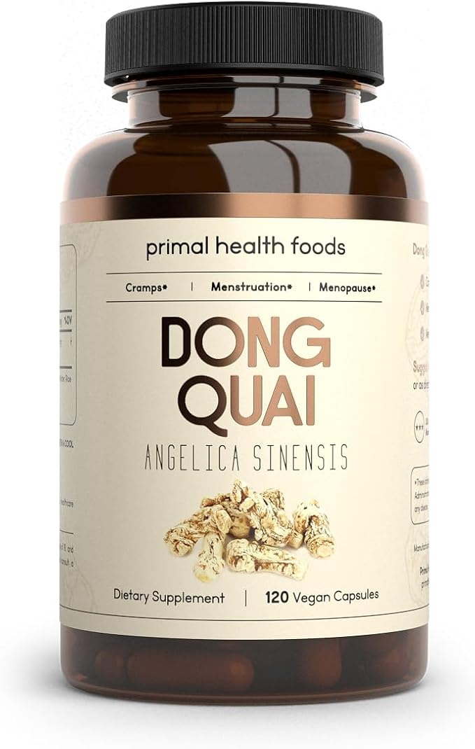 Organic Dong Quai 1000 mg | Female Hormone & Menstrual Support | Vegetarian, Organic, Non-GMO & Gluten Free