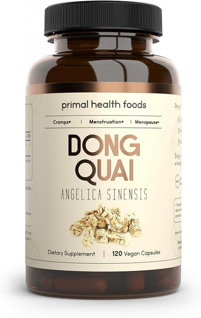 Organic Dong Quai 1000 mg | Female Hormone & Menstrual Support | Vegetarian, Organic, Non-GMO & Gluten Free