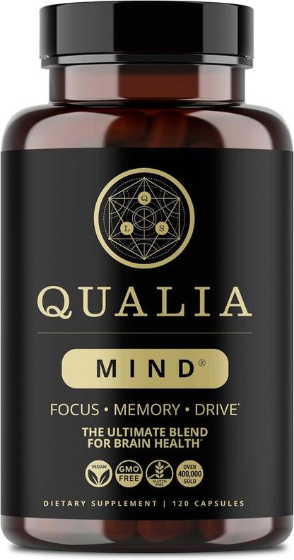 NEUROHACKER COLLECTIVE Qualia Mind | The Ultimate Blend for Brain Health* | Doctor-Formulated Nootropic to Fuel Focus & Concentration* | Supports Long Term Brain Health| Maintain Drive & Productivity