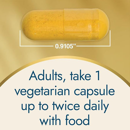 Nature's Wonder Turmeric Supplement with BioPerine - Enhanced Absorption Turmeric Complex 500mg with BioPerine 5mg for Joint Function, Mobility, and Comfort, 90 Vegetarian Turmeric Capsules