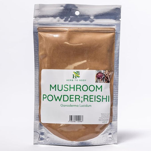 Reishi Mushroom Powder | Ganoderma Lucidum | Wildcrafted | 4oz