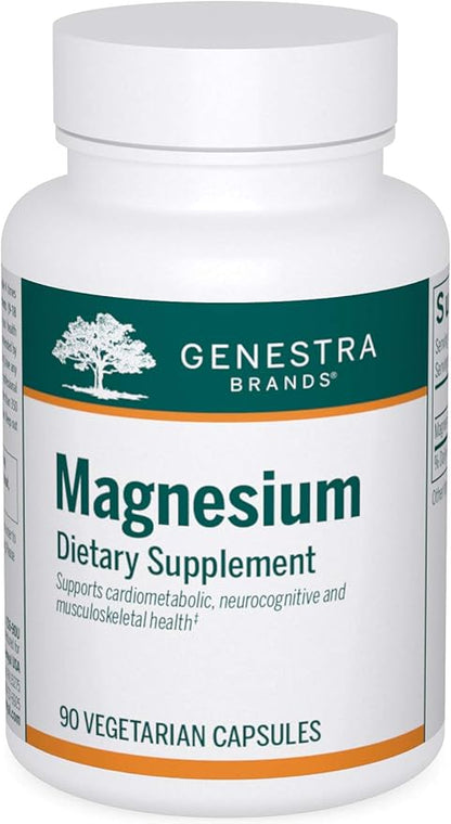 Genestra Brands Magnesium | Magnesium Aspartate Mineral Supplement | 90 Capsules