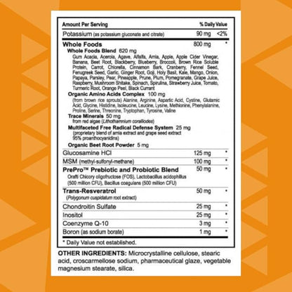 Youngevity Beyond Tangy Tangerine 2.0 Multi-Vitamin & Mineral Complex - Made with Natural & Whole Foods | 160,000 ORAC | 120 Tablets | 1 Bottle